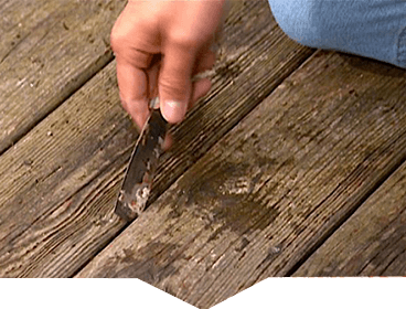 preperation deck sanding preparation